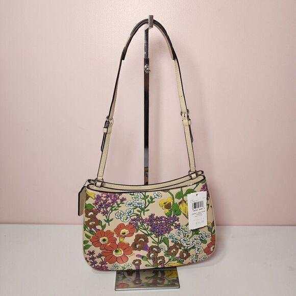 NWT Coach CR162 Penelope Shoulder Bag With Floral Print - Picture 5 of 6